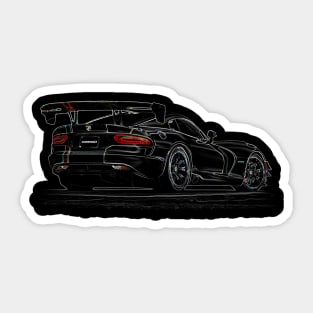 dodge viper acr Sticker